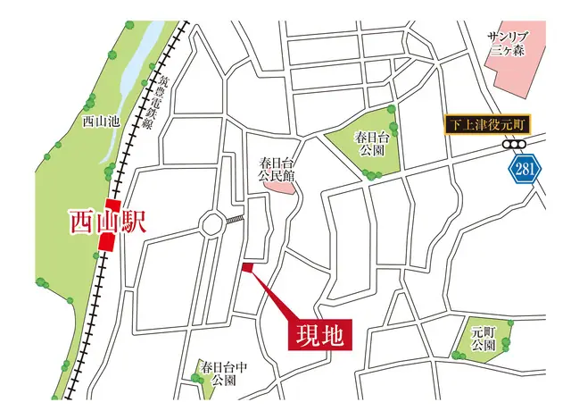 八幡西区春日台2丁目 新築戸建 間取り図