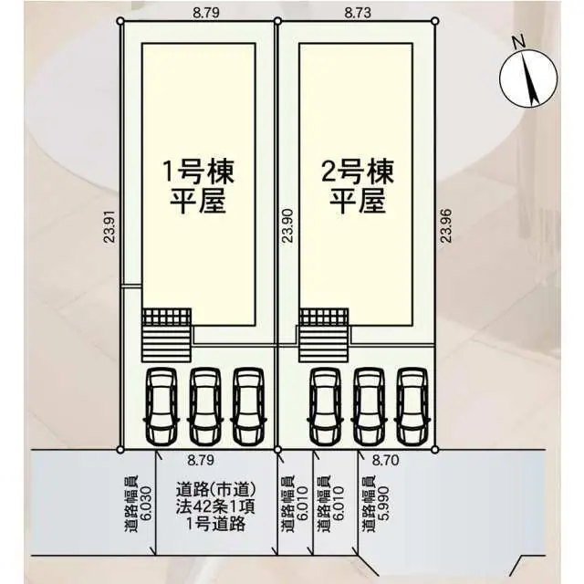 八幡西区吉祥寺町 新築戸建（全2棟） 間取り図