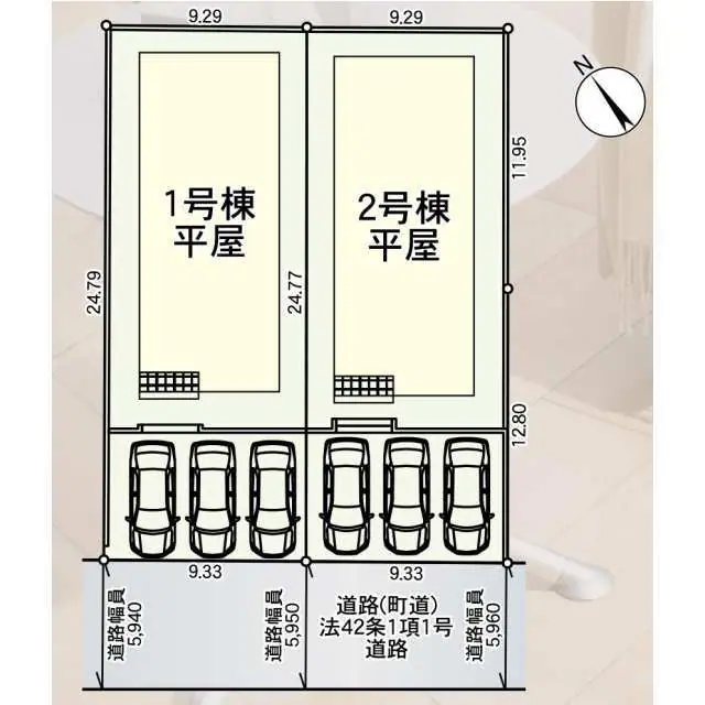 苅田町若久町1丁目 新築戸建（全2棟） 間取り図
