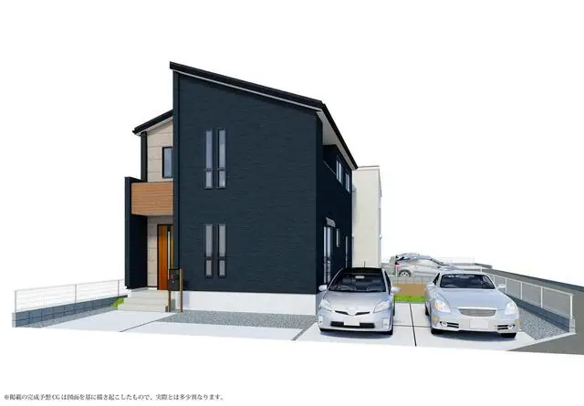 朝倉市頓田柿添 新築戸建（全3棟） 外観写真