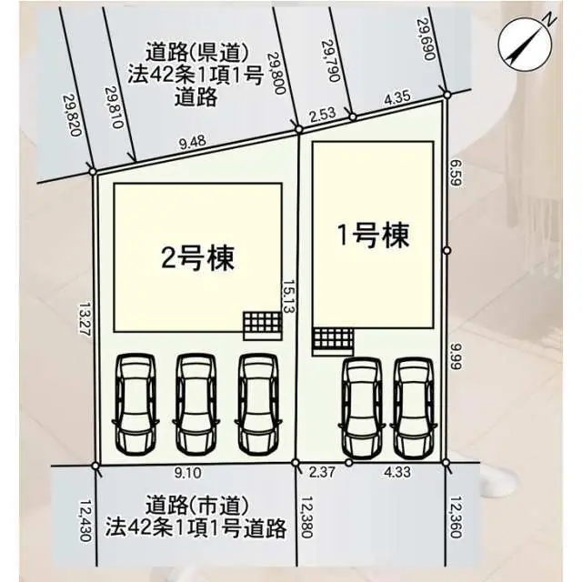 大牟田市本町6丁目 新築戸建(全2棟) 間取り図