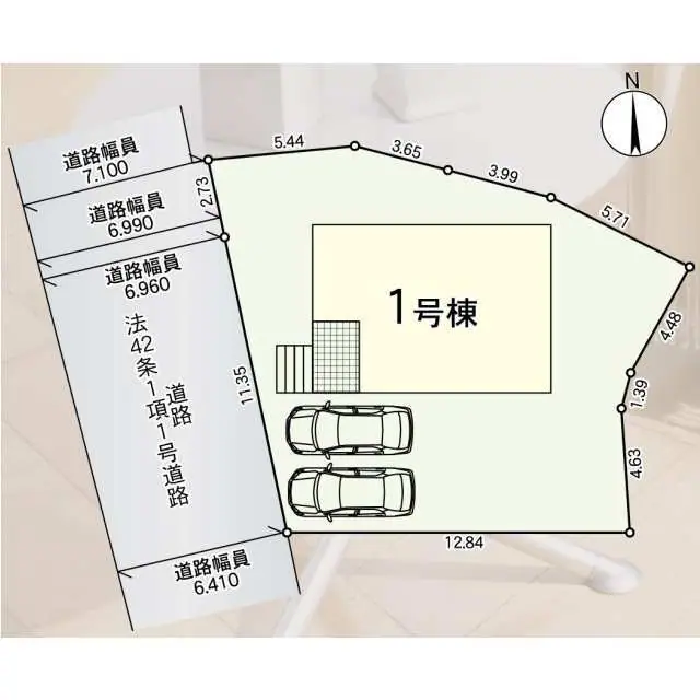 柳川市新船津町 新築戸建 間取り図