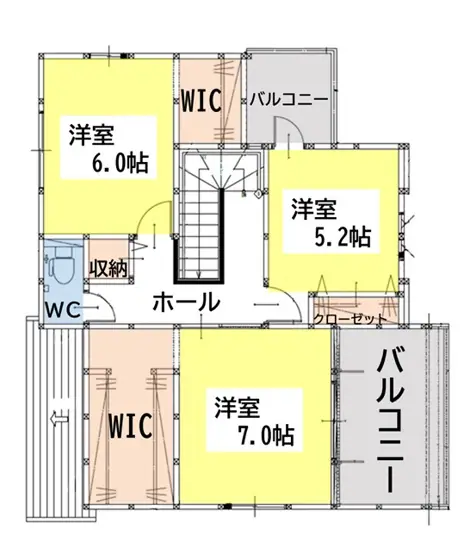 門司区下馬寄 新築戸建 間取り図