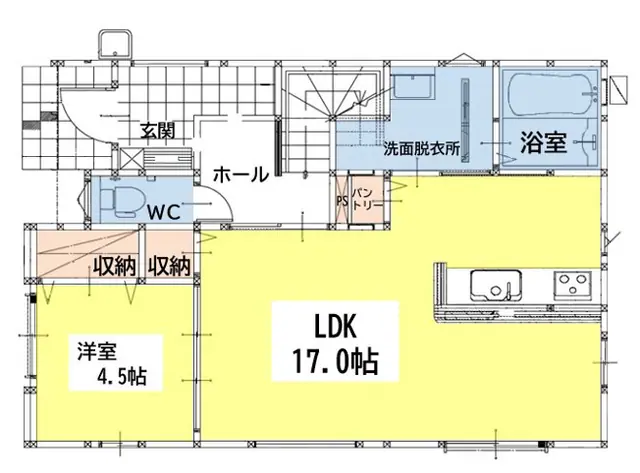 若松区今光1丁目 新築戸建 間取り図