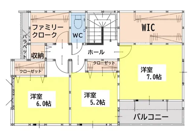 若松区今光1丁目 新築戸建 間取り図