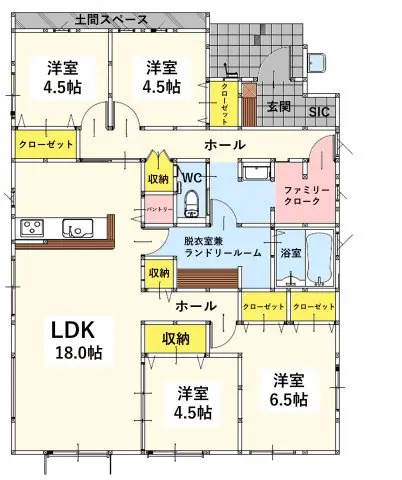 若松区高須東4丁目 新築戸建 間取り図