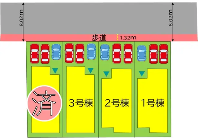 小倉北区片野新町2丁目 新築戸建 間取り図