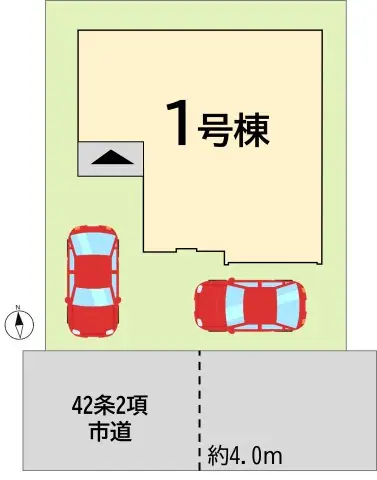 小倉北区黒住町 新築戸建 間取り図