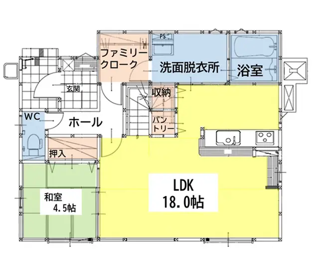 小倉北区東篠崎1丁目 新築戸建 間取り図