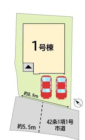 小倉南区湯川新町2丁目 新築戸建 間取り図