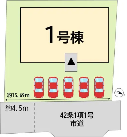 小倉南区東水町 新築戸建 間取り図