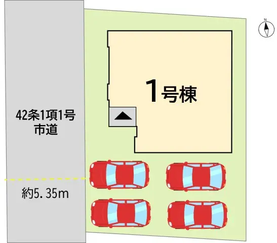 小倉南区若園1丁目 新築戸建 間取り図