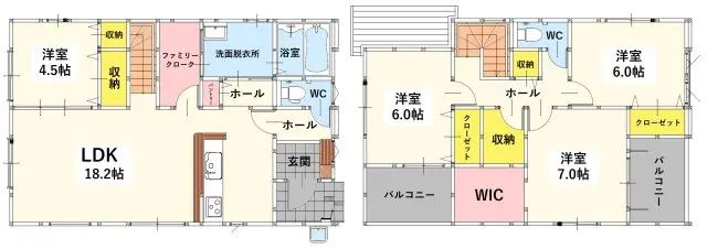 小倉南区長行西1丁目 新築戸建 間取り図