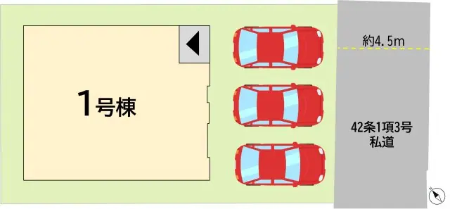 小倉南区若園3丁目 新築戸建 間取り図