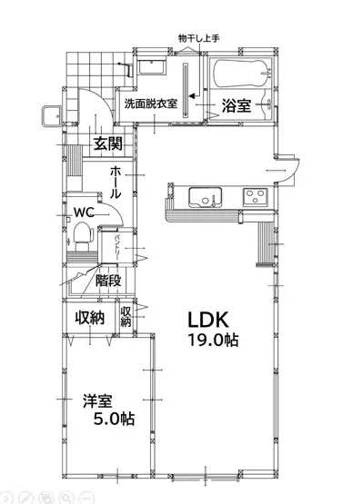 八幡西区永犬丸1丁目 新築戸建 間取り図