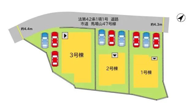 八幡西区馬場山西 新築戸建 間取り図