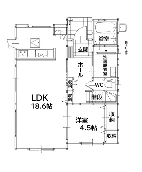 八幡西区馬場山西 新築戸建 間取り図