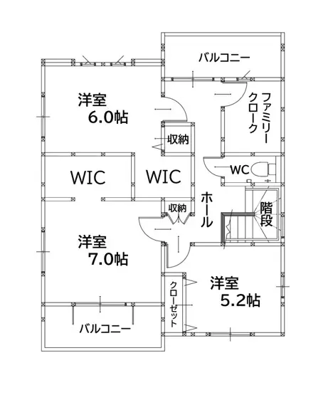 八幡西区馬場山西 新築戸建 間取り図