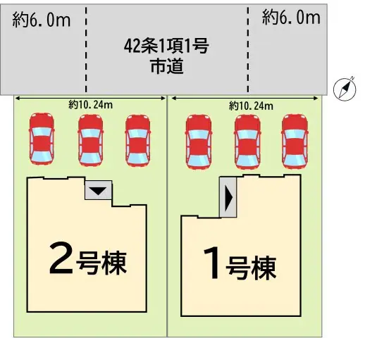 八幡西区光貞台2丁目 新築戸建 間取り図