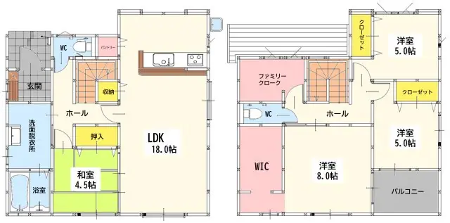 八幡西区泉ケ浦2丁目 新築戸建 間取り図