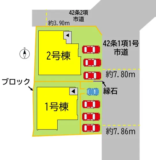 八幡西区東鳴水3丁目 新築戸建 間取り図