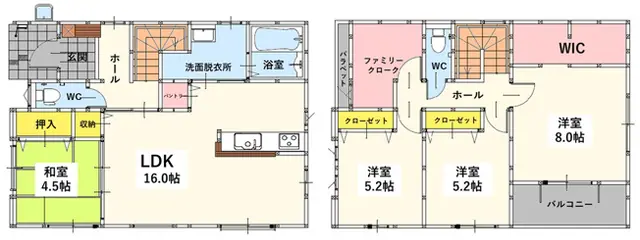 八幡西区小嶺台4丁目 新築戸建 間取り図