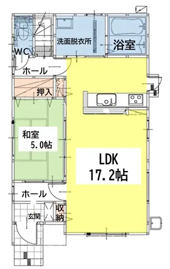 八幡西区若葉2丁目 新築戸建 間取り図