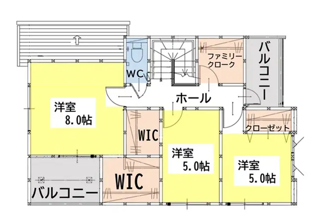 八幡西区青山3丁目 新築戸建 間取り図