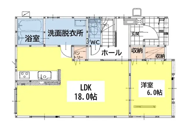 八幡西区青山3丁目 新築戸建 間取り図