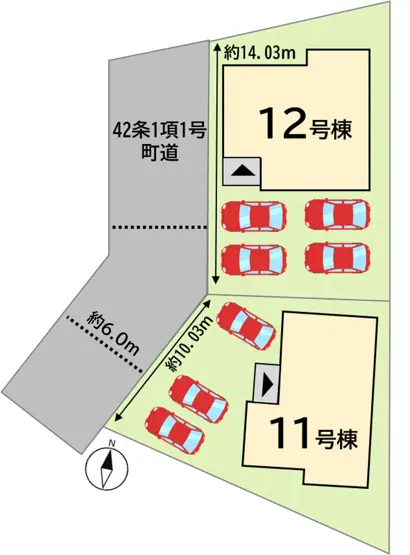 苅田町苅田 新築戸建 間取り図