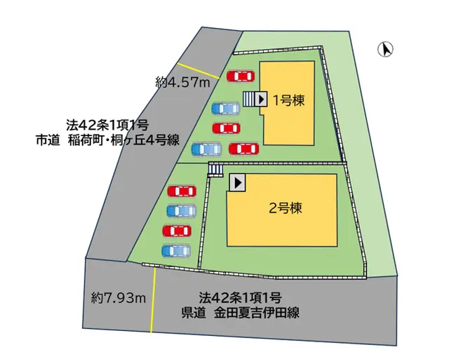 田川市伊田 新築戸建 間取り図