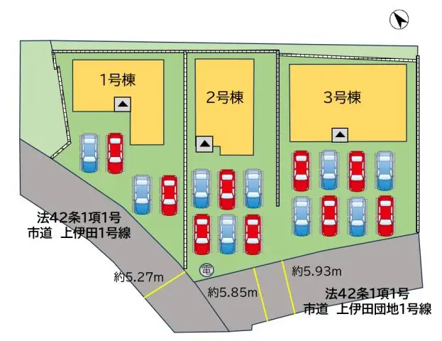 田川市伊田 新築戸建 間取り図