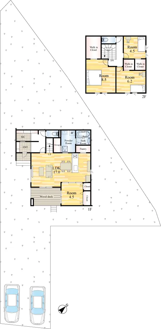行橋市南泉2丁目 新築戸建 間取り図