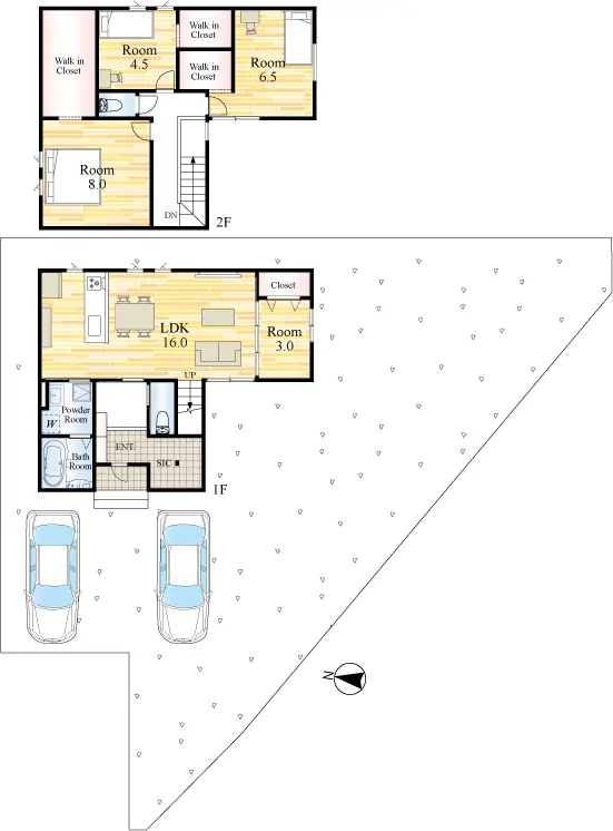 飯塚市伊岐須 新築戸建（全6棟） 間取り図