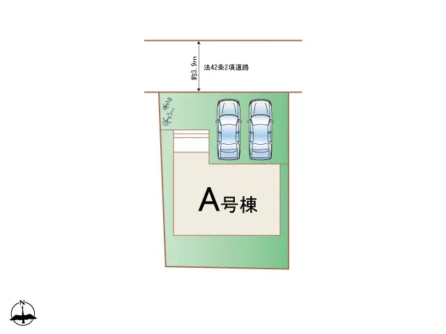 福岡市城南区神松寺1丁目 新築戸建 間取り図