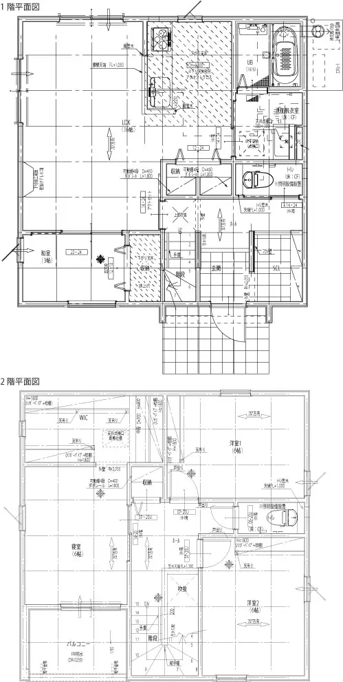 八幡西区塔野1丁目 新築戸建 間取り図