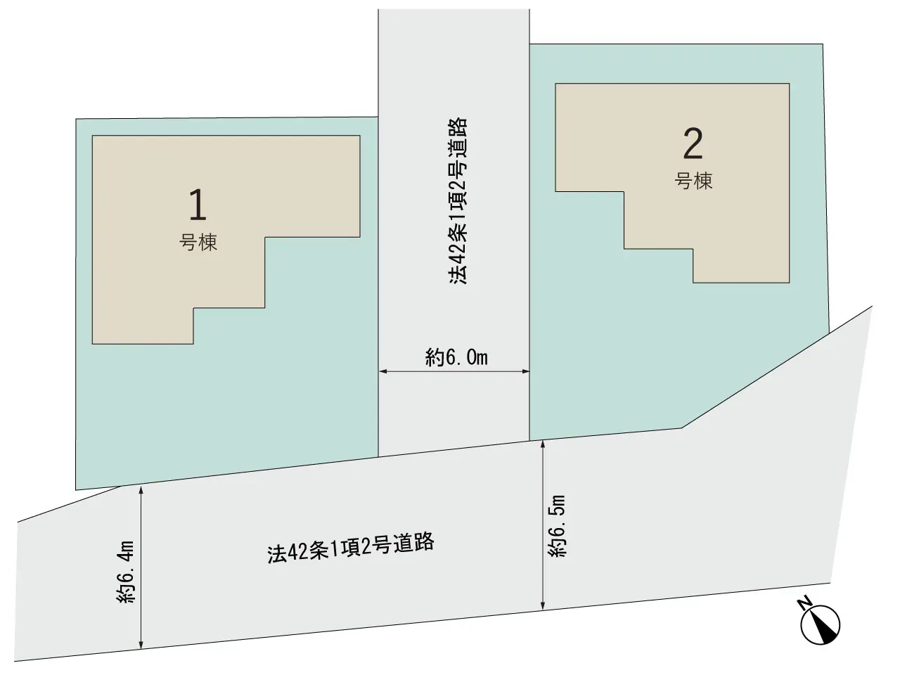 糟屋郡篠栗町高田字下屋敷 新築戸建（全2棟） 間取り図