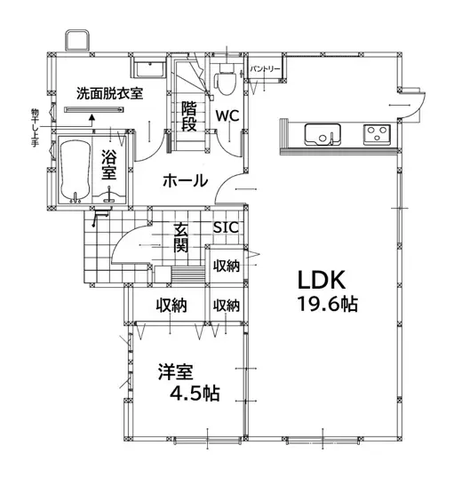 遠賀町広渡1丁目 新築戸建 間取り図