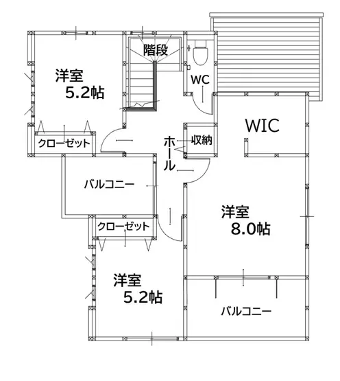 遠賀町広渡1丁目 新築戸建 間取り図