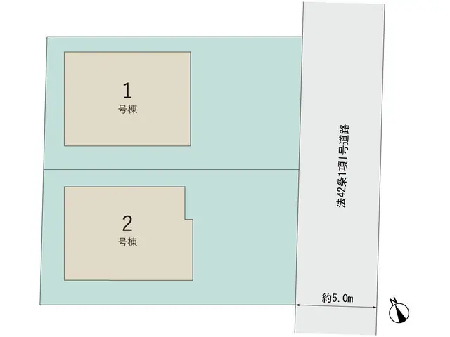 福岡市東区三苫2丁目 新築戸建（全2棟） 間取り図