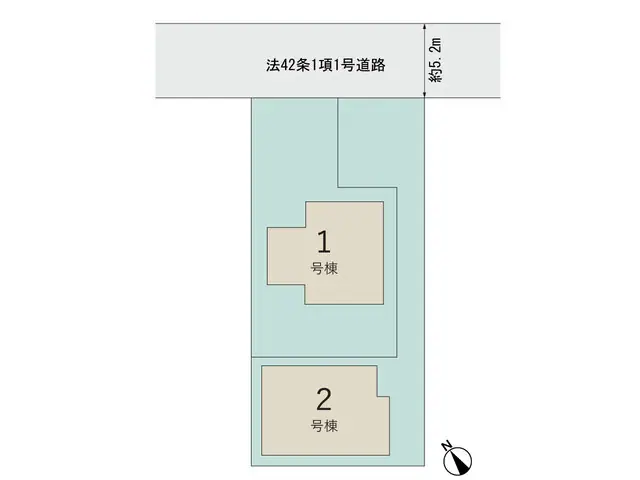 古賀市花見南2丁目 新築戸建（全2棟） 間取り図
