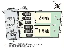 福岡市南区弥永1丁目 新築戸建（全2棟） 間取り図