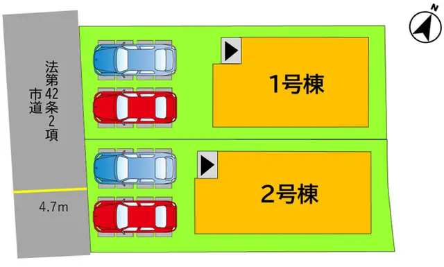 那珂川市今光7丁目 新築戸建 間取り図