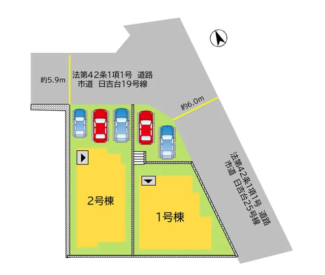 八幡西区日吉台2丁目 新築戸建 間取り図