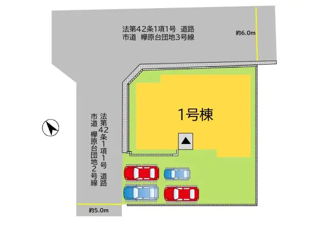八幡西区別所町 新築戸建 間取り図