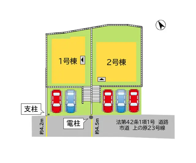 八幡西区上の原3丁目 新築戸建 間取り図