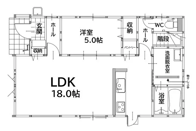 八幡西区小嶺台2丁目 新築戸建 間取り図