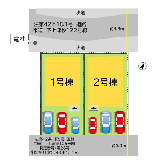 八幡西区下上津役3丁目 新築戸建 間取り図