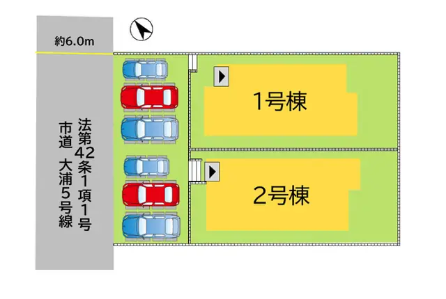 八幡西区大浦1丁目 新築戸建 間取り図