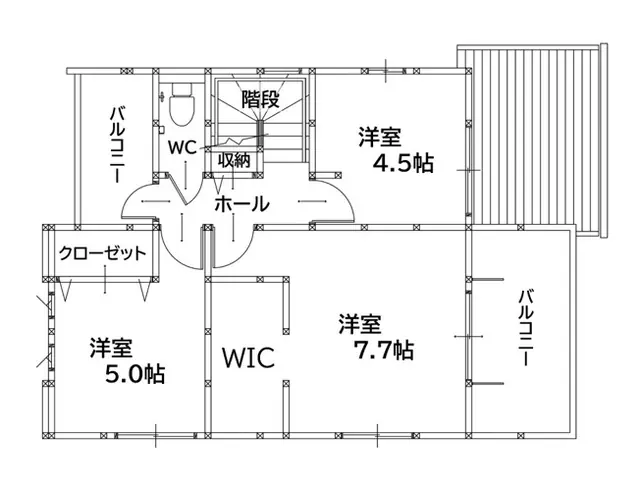 芦屋町白浜町 新築戸建 間取り図